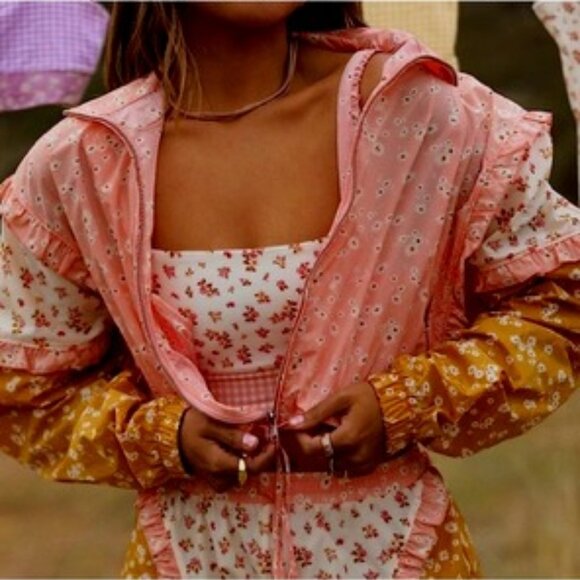 Sincerely Jules x Bandier - Wilder Floral Patchwork Windbreaker - Picture 2 of 6